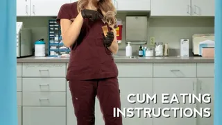 Nurse Roleplay: Cum Eating Instructions