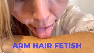 Arm Hairy Fetish - British MILF