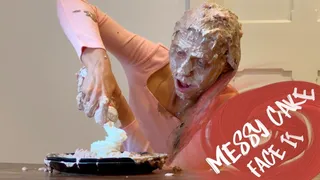 Messy Cake Face II (WAM Sploshing Cake)