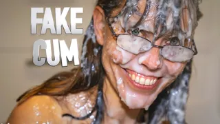 Hilarious Cum Blasting Bukkake (Fake Homemade Cum)