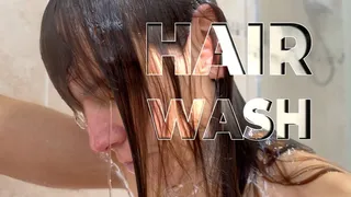 Hair Washing in the bath