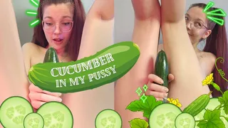 CUCUMBER PUSSY FUCK