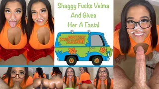 Shaggy Fucks Velma And Gives Her A Facial