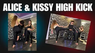 Alice & Kissy High Kick