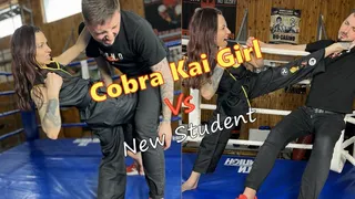 Cobra Kai girl vs New student
