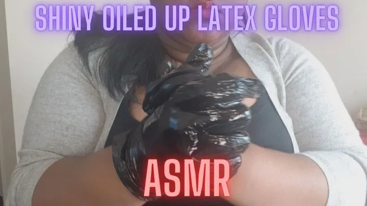 Oily Latex Gloves | featuring: ASMR Latex Gloves Oil Oiled Hands Squishing Noises Ripping Gloves