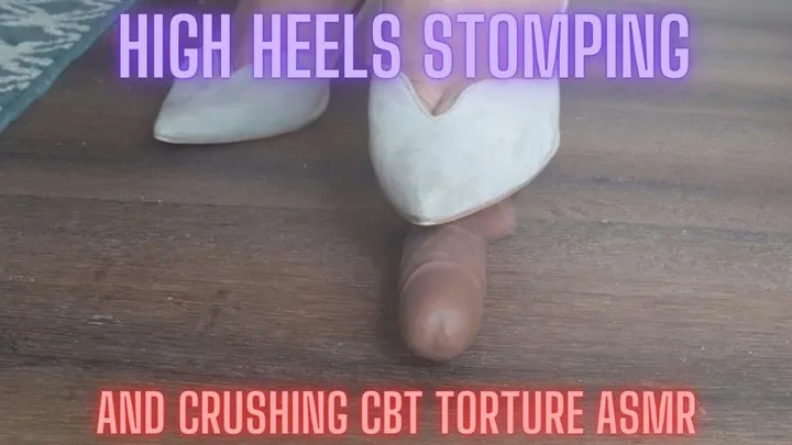 Mistress is Stomping and Stomping On Your Cock | featuring: CBT Fantasy ASMR Dildo BBW Feet Ebony Feet Heels Stomping