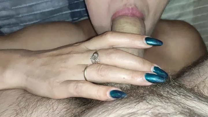 Licking the living room with oral ass until the sperm comes