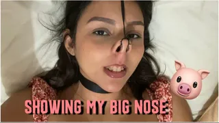 Showing Different Angles Of My Big Nose + Nosehook