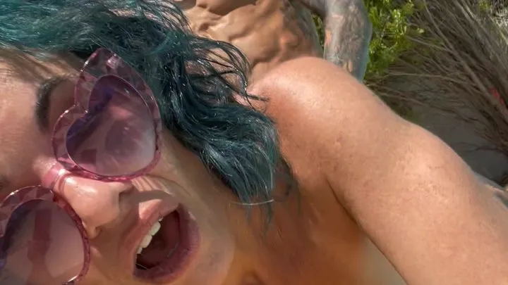 POV Outdoor Poolside Public Sex Big Dick Muscle Hunk Hoss Kado Passionate Romantic Fucking Sexy Tattooed MILF Lover Dacey Belle