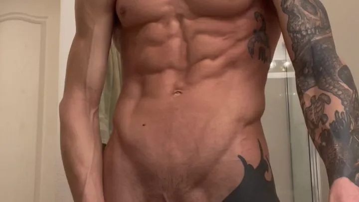 POV Post Workout Double Cum Dates Food Cum Snacks Cumeating Big Dick Muscle Hunk Hoss Kado Jerking Off Loud Moaning