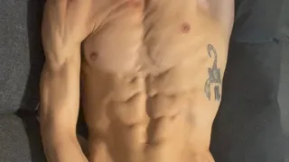 Tattooed Muscle Hunk Hoss Kado Dirty Talk JOI Double Cum Moaning Masturbation POV