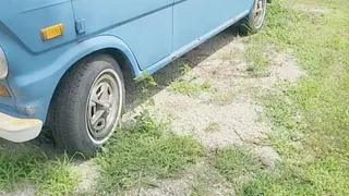 Moving the van to get it washed