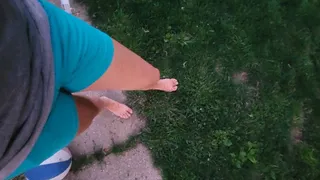 Barefoot Walk in the Garden