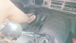 Pumping, and revving the '70 Fairlane in Black Heels