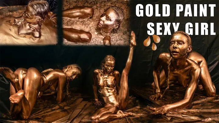 Golden Goddess Unveiling the Sensual Art of Body Painting