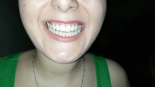 Show my mouth and my teeth 3