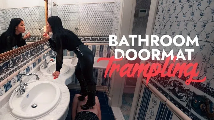 Bathroom Doormat Trampling