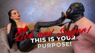 Lick and Suffer! This is Your Purpose!