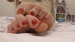 Sweet red little fingers!