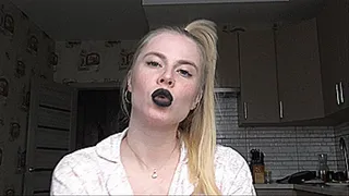 Sexy black lips!