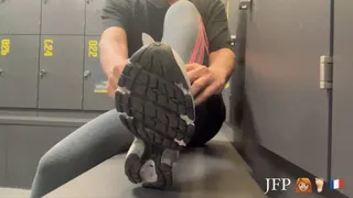 I REMOVE MY SOCKS AFTER MY GYM