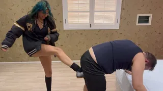 Aline Hot Ballbusting and Humiliation