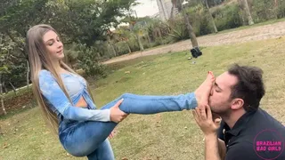 Ballbusting by Young Beautiful Girl