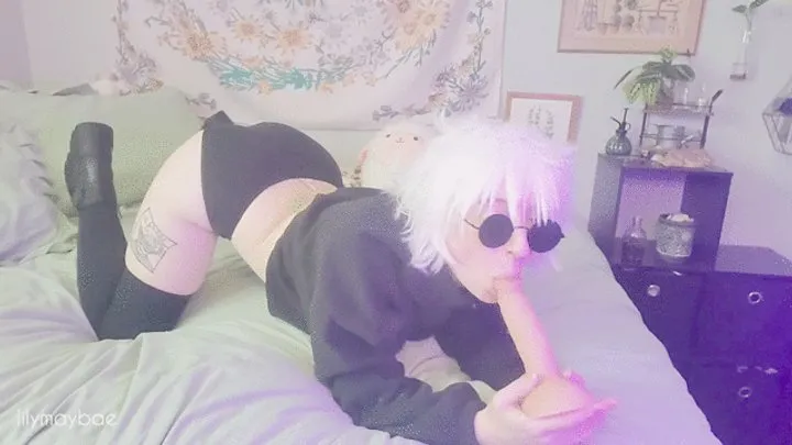 Gojo Cosplay Suck n Fuck