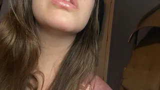 Delightfuldani ASMR lens licking kissing and long licks the camera lens