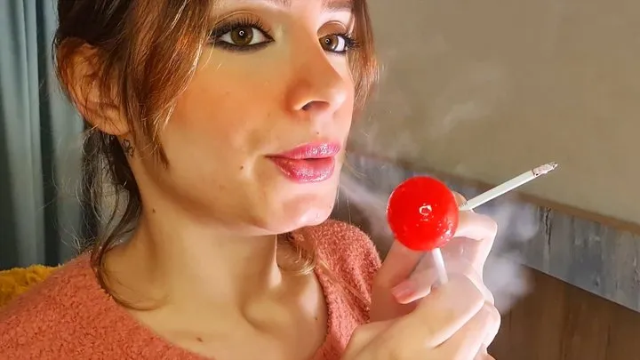 Blowing Smoke on My Lollipop ;)