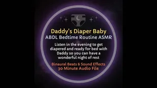 Step-daddy's Diaper Baby Bedtime Routine ABDL ASMR