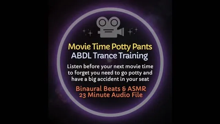 Movie Time Potty Pants ABDL Diaper Trance Training