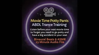 Movie Time Potty Pants ABDL Diaper Trance Training