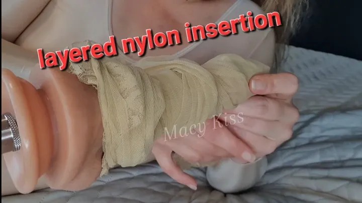 Double layered nylon fuckingmachine