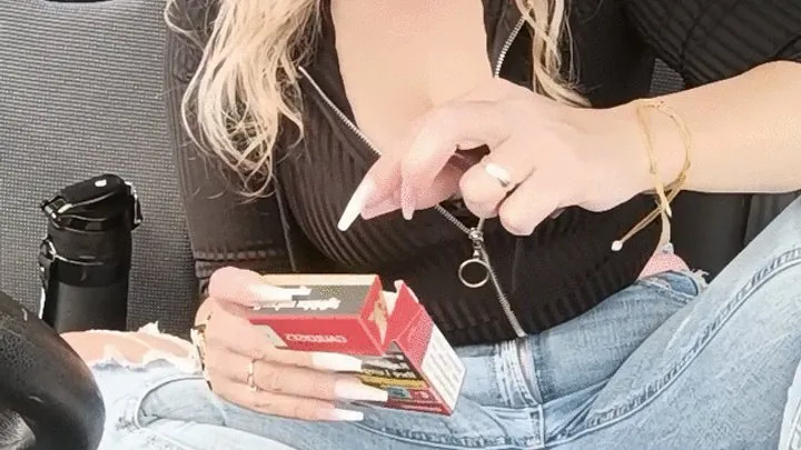 Casual talking + smoking