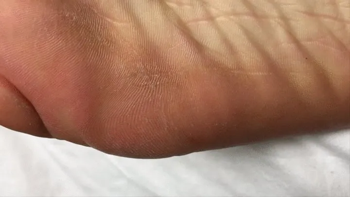 Bare feet close-up and detail