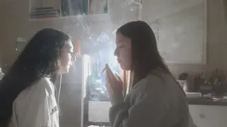 SMOKING YULIANA AND SEPTEMBER OLD FIRST VIDEO