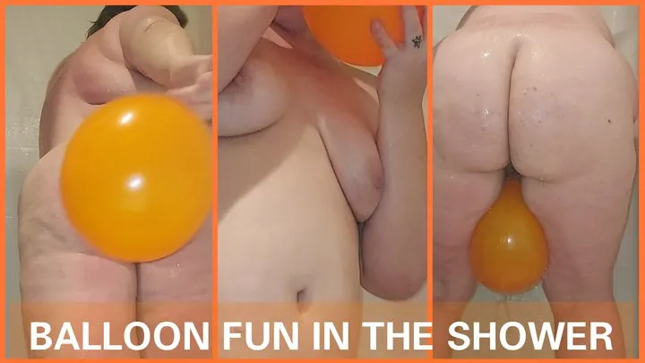 Shower Balloon Fun