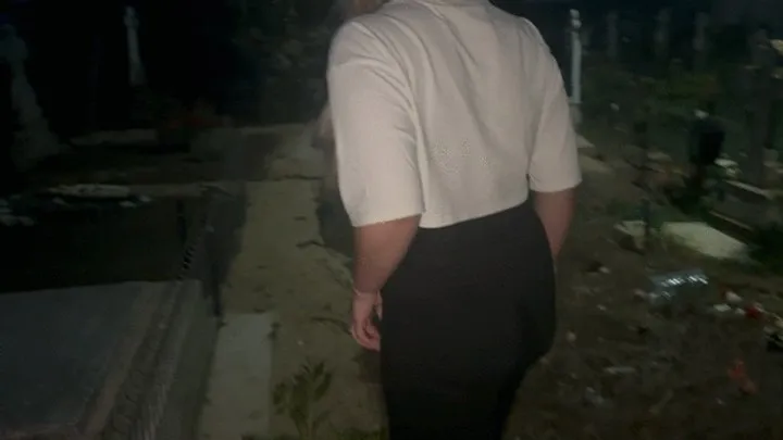 Farting in graveyard in the middle of the night