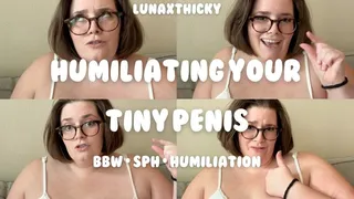 BBW Humiliating and Rating Your Tiny Penis | Lunaxthicky