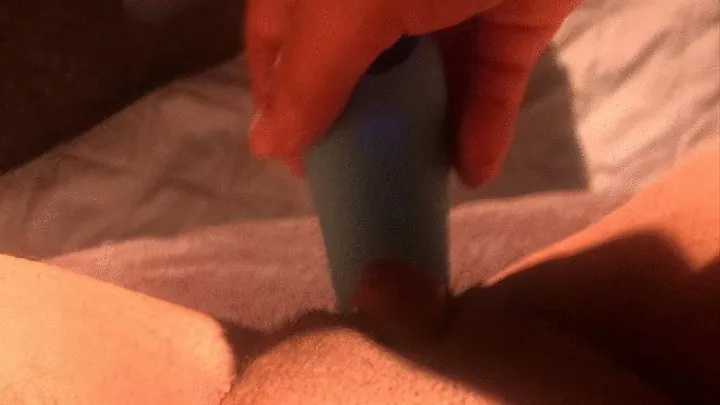 My POV of my hard tdick while I get fucked by a toy