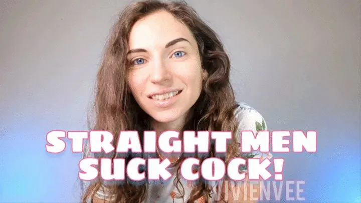 Straight Men Suck Cock!