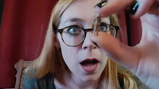 Giantess watches tiny men suck cock