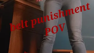 Belt Punishment POV