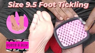 Size 9 Foot Tickling