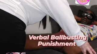 Verbal Ballbusting Punishment