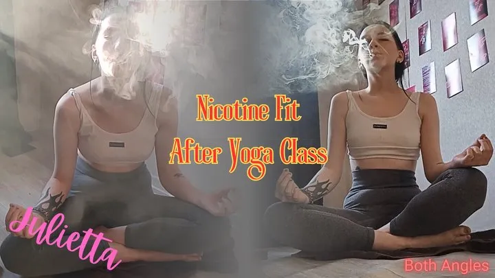 Julietta: Nicotine fit after yoga class