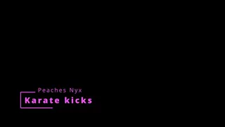 Karate kicks
