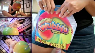 Unbox inflate and deflate Groovy Wubble ball - Bunny Looner